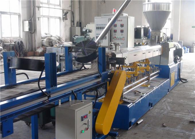 90kw δίδυμη μηχανή εξωθητών βιδών για τη βιοδιασπάσιμη PLA παραγωγή σβόλων αμύλου πατατών